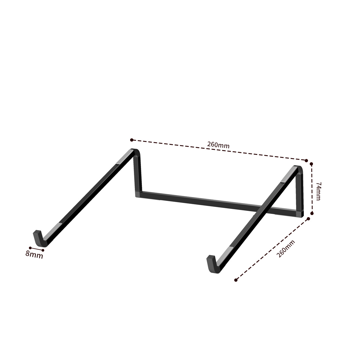 Tablet Stand Adjustable Aluminum - حامل لابتوب قابل للطي وقابل للتعديل،