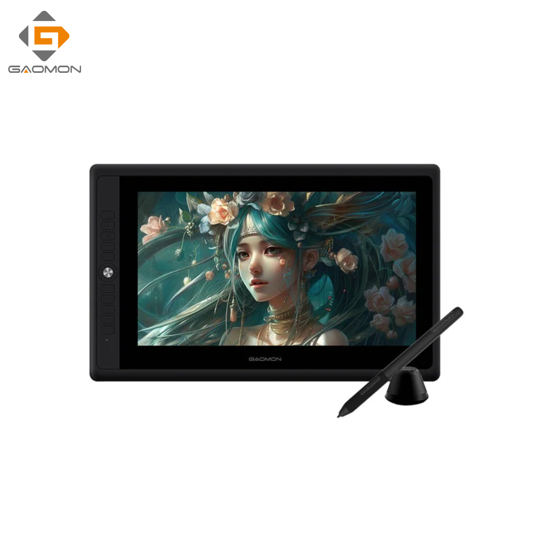 Drawing Tablet With Screen 15.6 Inch - جهاز لوحي للرسومات Gaomon PD156 Pro