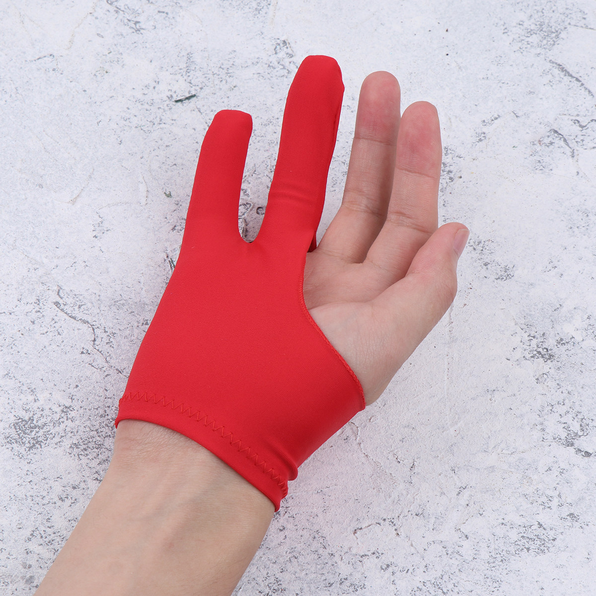 Drawing Glove Two Finger Artist - قفاز رسم فني بفتحتين للأصابع، مقاوم
