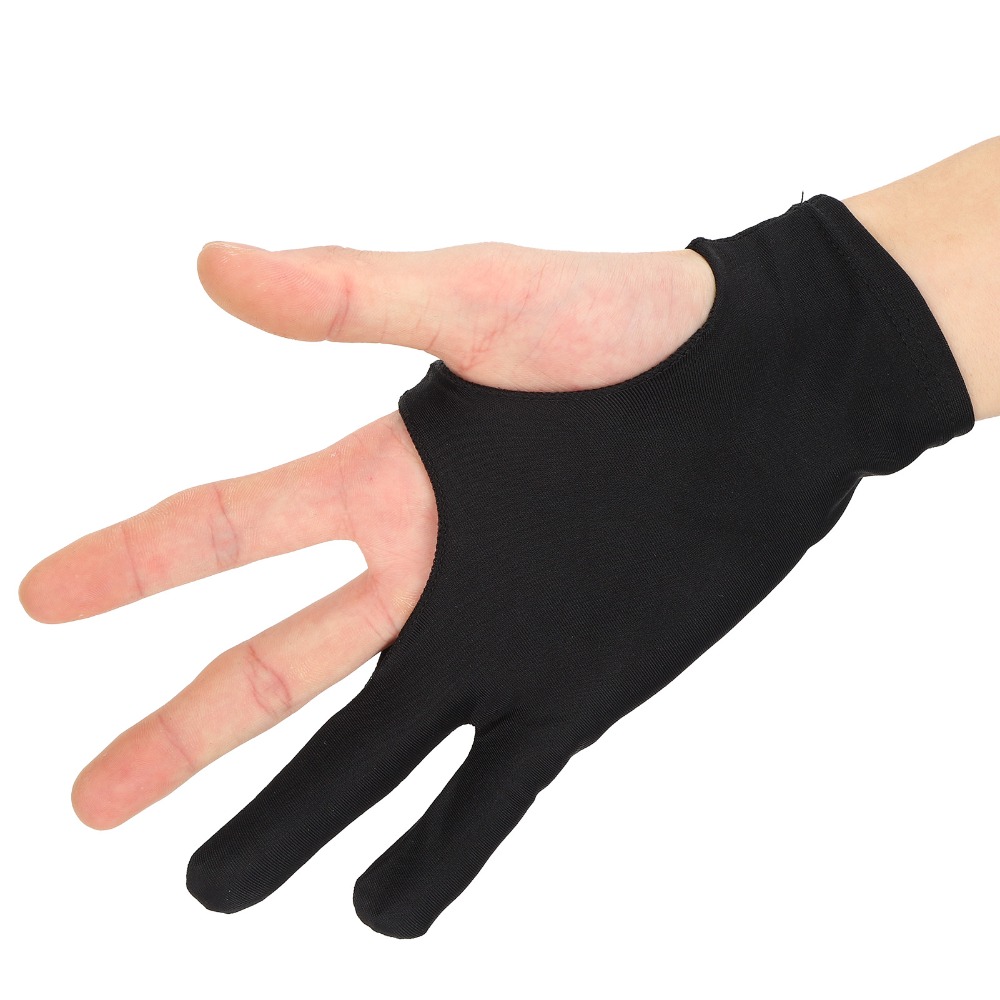 Drawing Glove Two Finger Artist - زوج من قفازات الرسم المتينة بتصميم