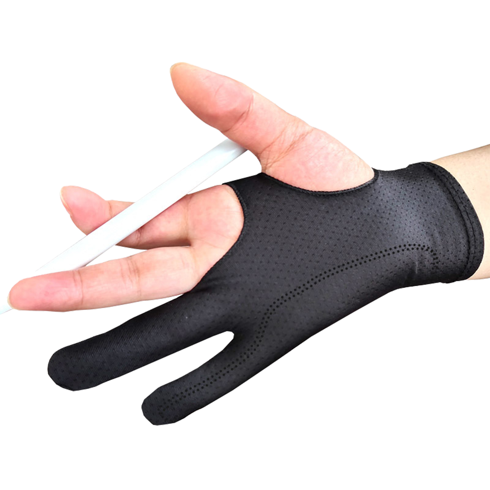 Drawing Glove Two Finger Artist - قفاز مضاد للمس قفاز فنان بإصبعين