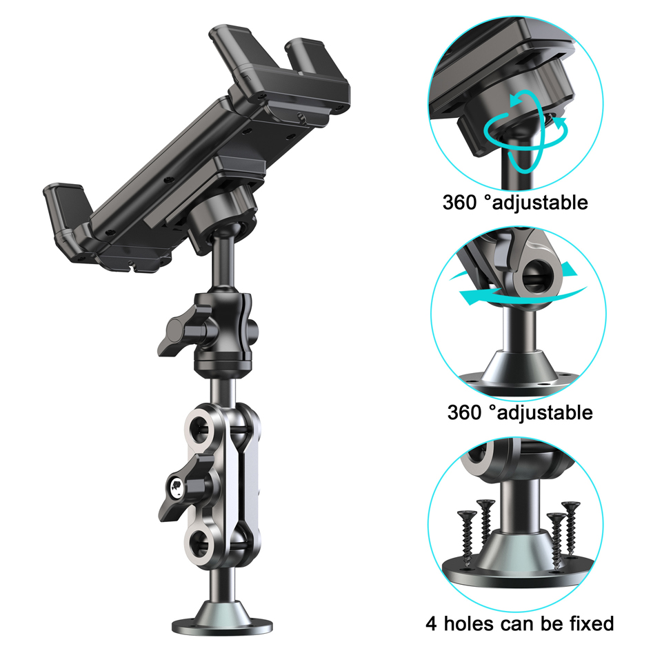 Tablet Stand Adjustable Aluminum - حامل هاتف للسيارة من الألومنيوم شديد