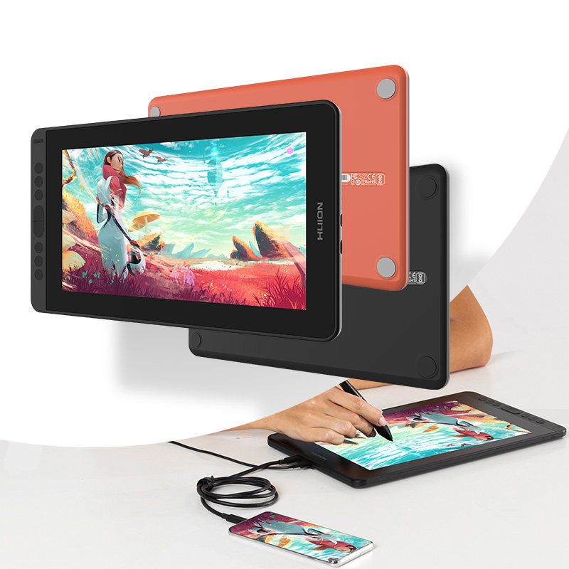 Drawing Tablet Standalone Android - HUION Kamvas 12 جهاز كمبيوتر لوحي