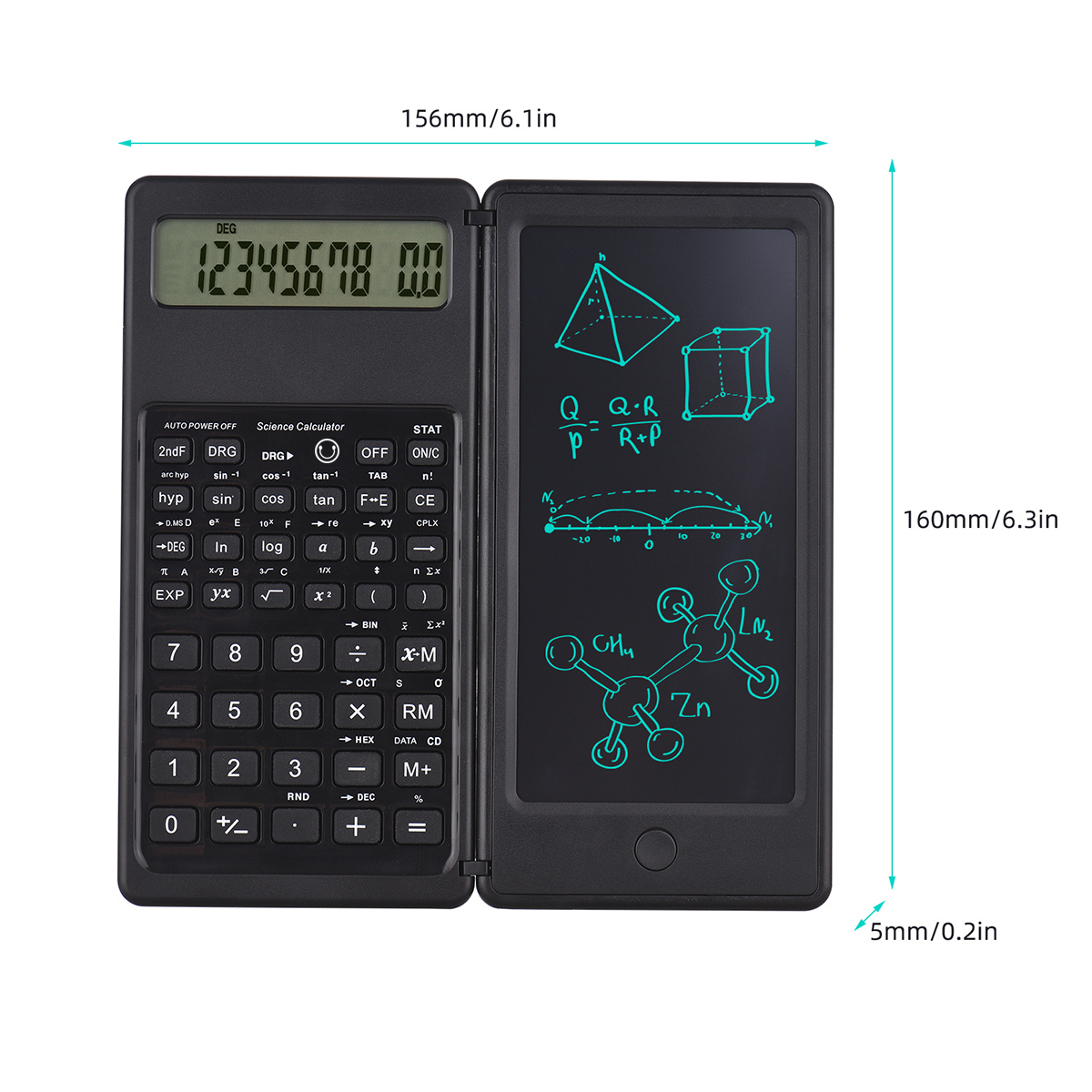 Drawing Tablet Battery Free Stylus - آلة حاسبة محمولة مع شاشة LCD