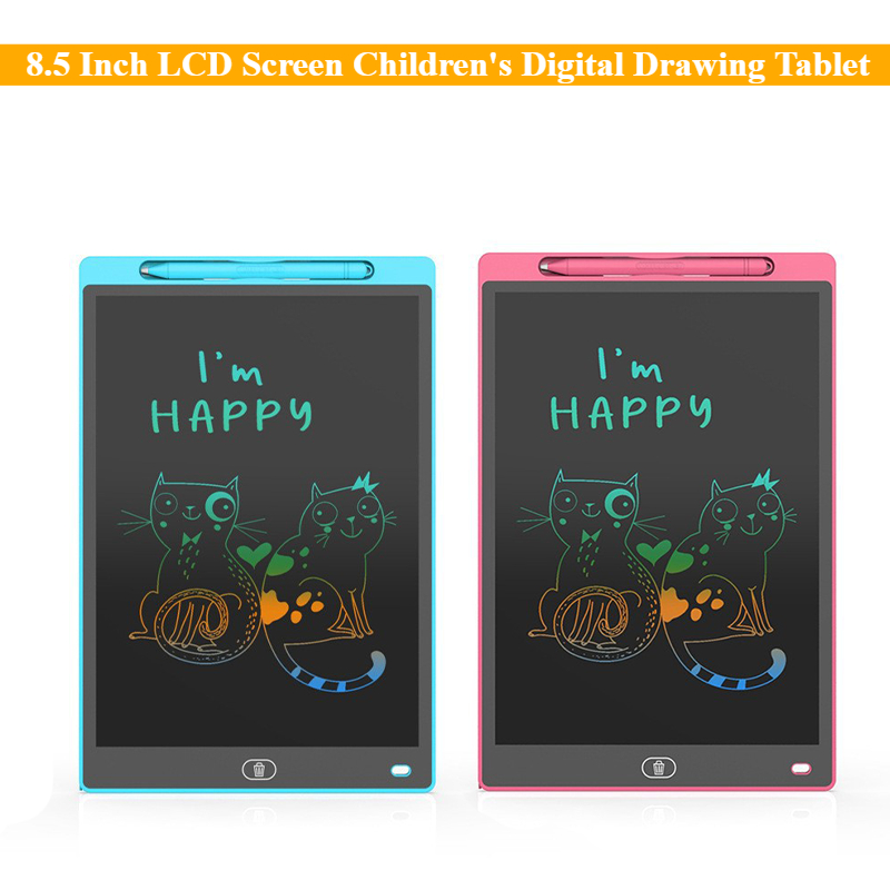شاشة LCD مقاس 8.5 بوصة للأطفال - مراجعة Drawing Tablet Battery Free Stylus وسعره