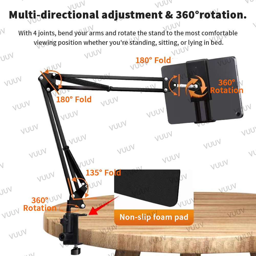 حامل أجهزة لوحية قابل للتعديل  - مراجعة Tablet Stand Adjustable Aluminum وسعره