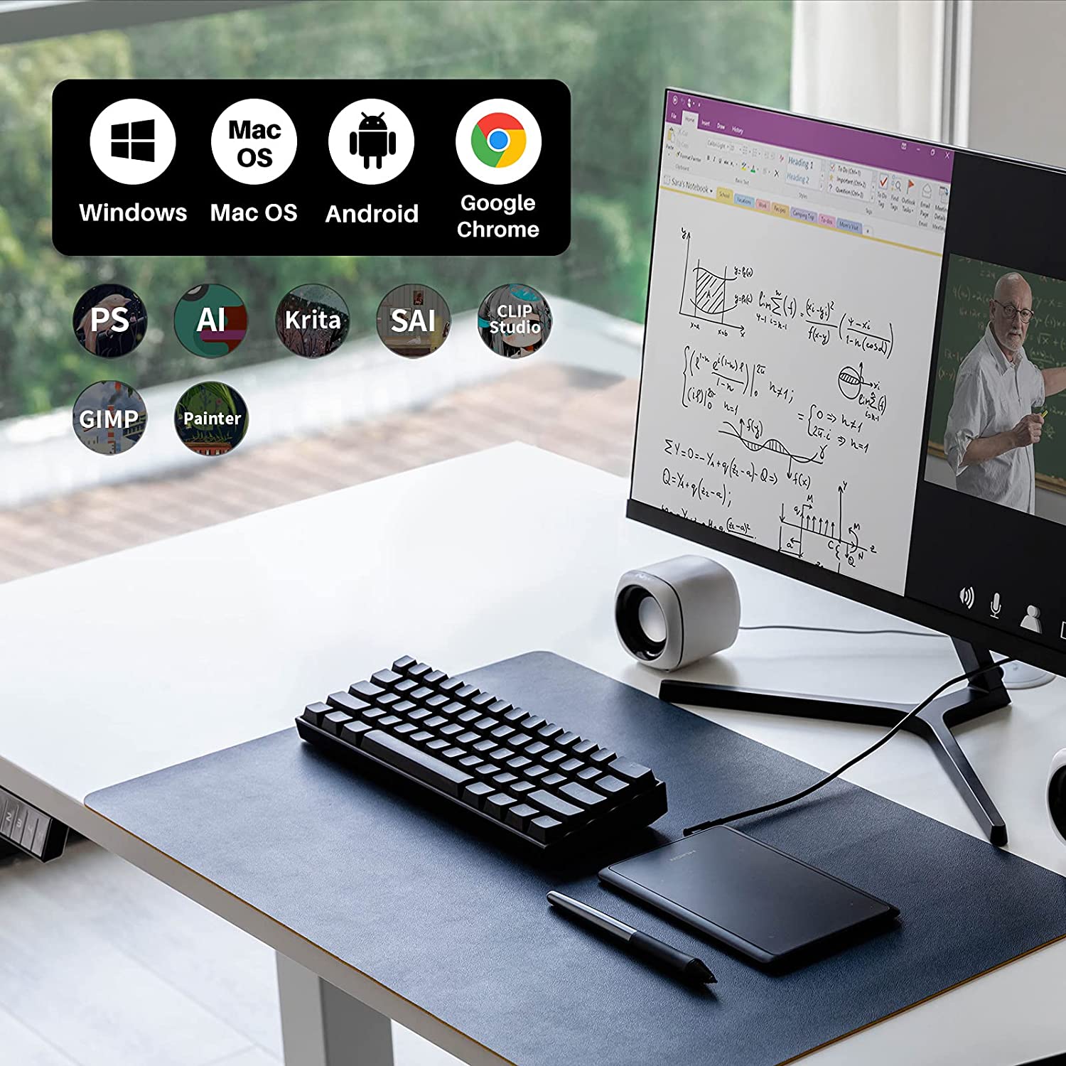 Huion H420X الرسومات اللوحي 4. - مراجعة Drawing Tablet Standalone Android وسعره