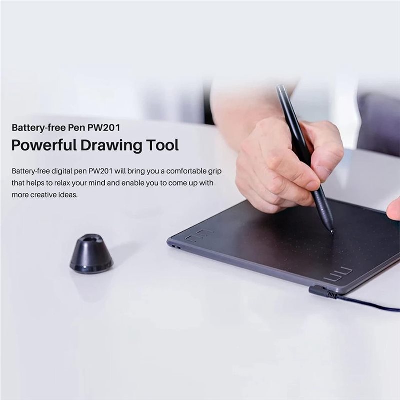 قلم ستايلس N36R بدون بطارية، 4 - مراجعة Drawing Tablet Battery Free Stylus وسعره