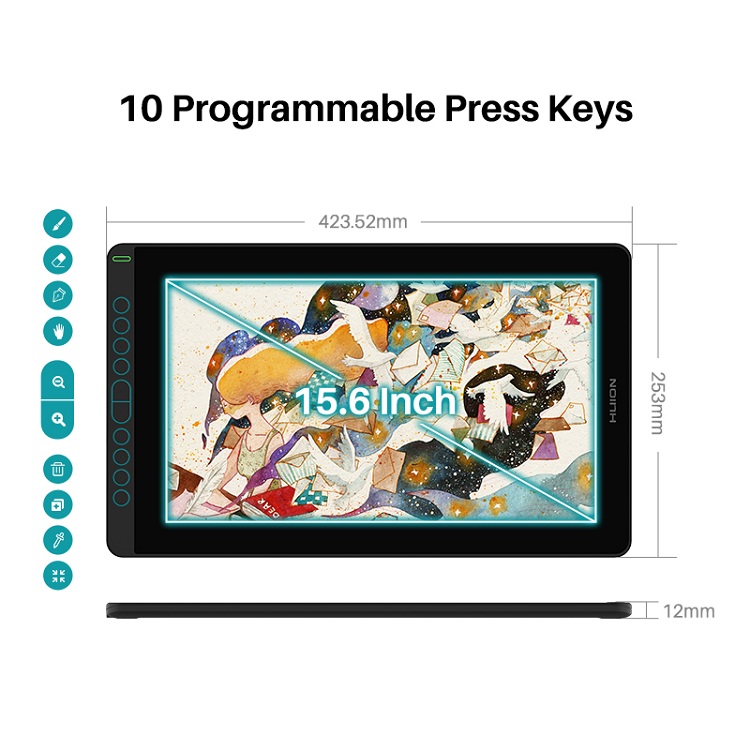 كامفاس 16 (2021) شاشة 15.6 بوص - مراجعة Drawing Tablet With Screen 15.6 Inch وسعره