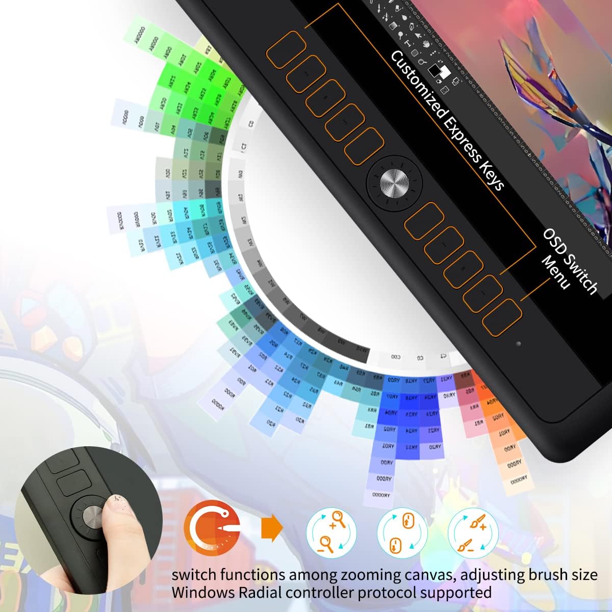 جهاز لوحي للرسومات Gaomon PD15 - مراجعة Drawing Tablet With Screen 15.6 Inch وسعره