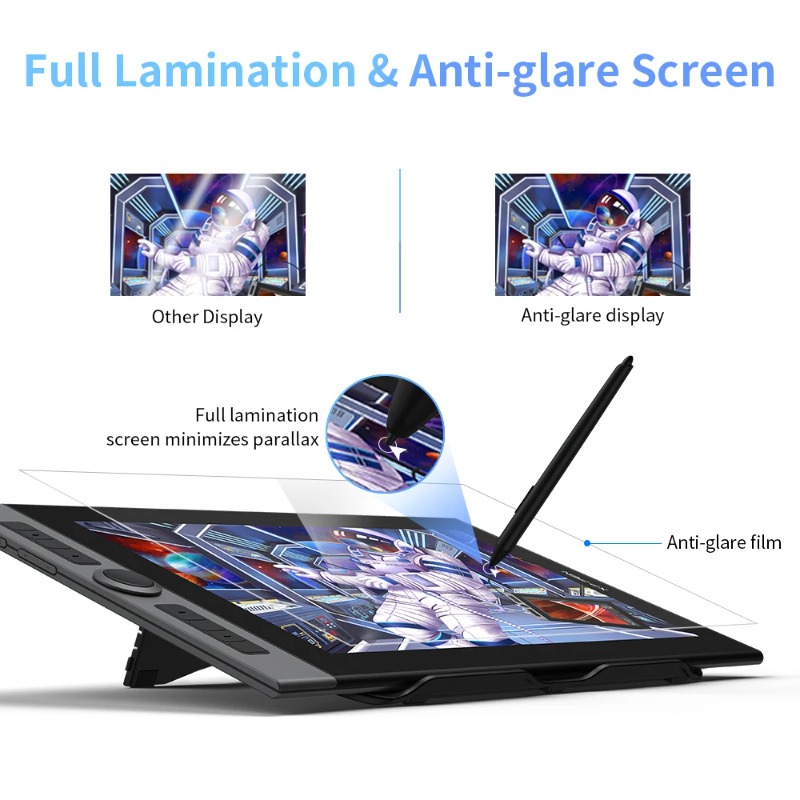 شاشة رسومات 15.6 بوصة من نوع A - مراجعة Drawing Tablet With Screen 15.6 Inch وسعره