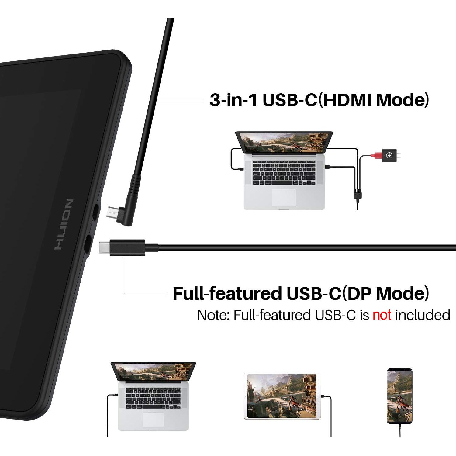 تابلت رسم Huion KAMVAS 16 قلم  - مراجعة Drawing Tablet With Screen 15.6 Inch وسعره