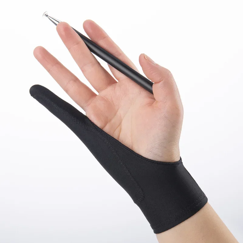 قفاز رسم مضاد للقاذورات بإصبعي - مراجعة Drawing Glove Two Finger Artist وسعره