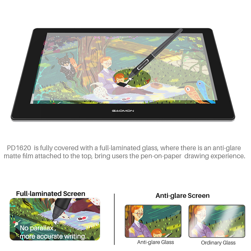 شاشة كمبيوتر لوحي للرسومات GAO - مراجعة Drawing Tablet With Screen 15.6 Inch وسعره