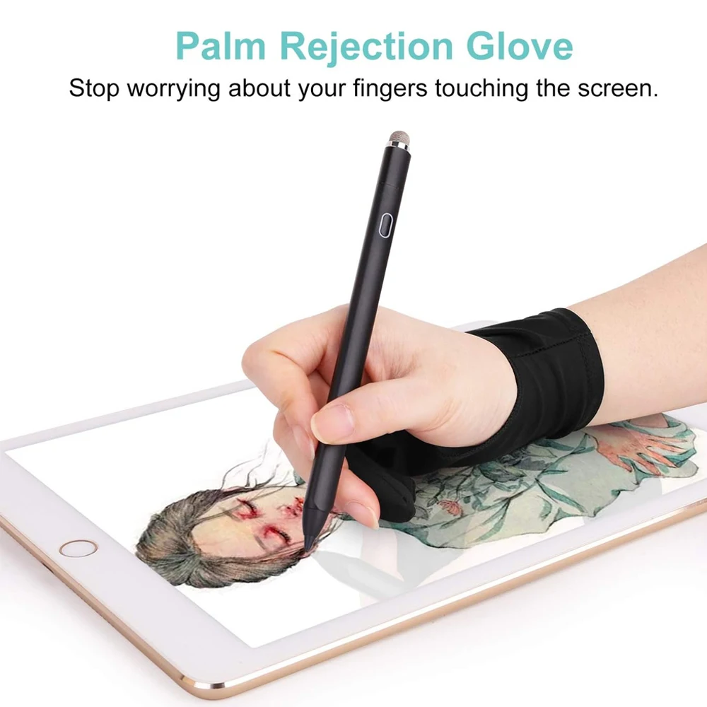 قفّاز للرسم بإصبع للفنانين ، م - مراجعة Drawing Glove Two Finger Artist وسعره