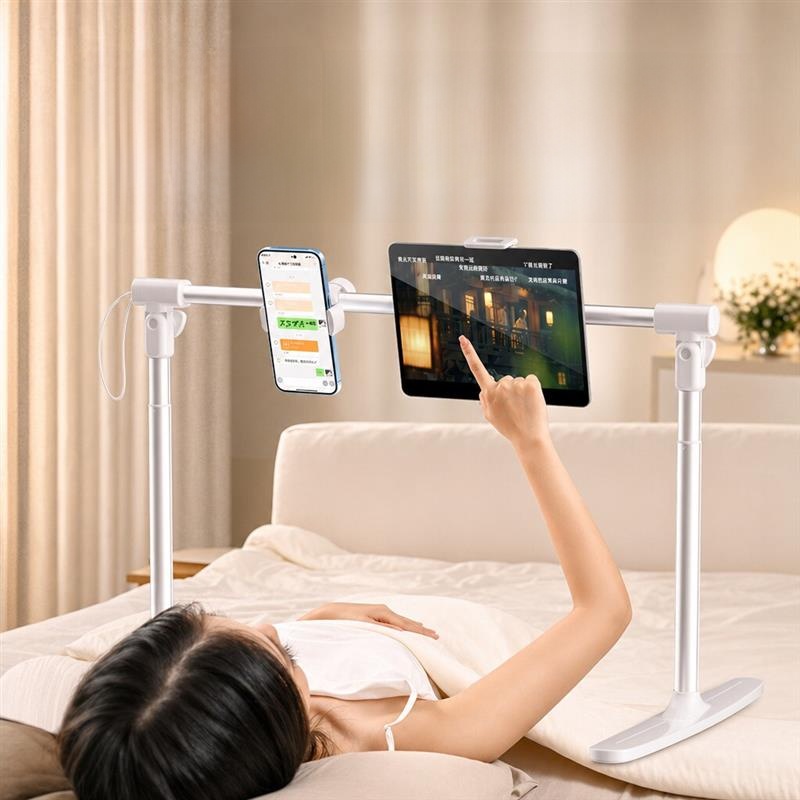 حامل جهاز للسرير والأريكة من س - مراجعة Tablet Stand Adjustable Aluminum وسعره