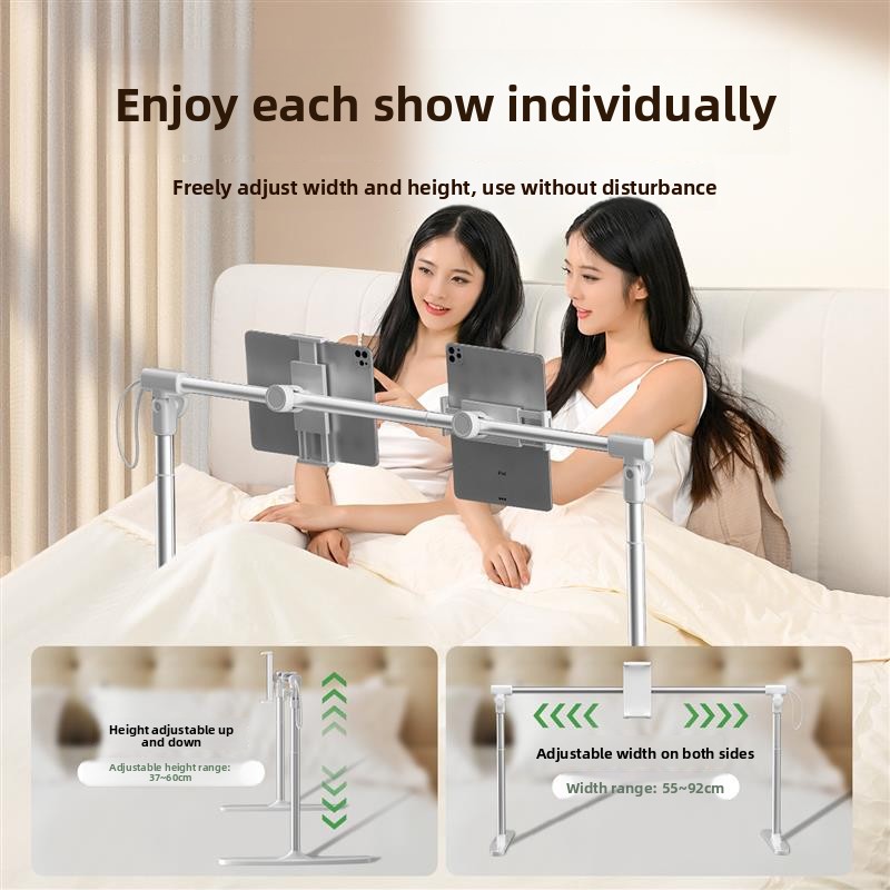 حامل جهاز للسرير والأريكة من س - مراجعة Tablet Stand Adjustable Aluminum وسعره
