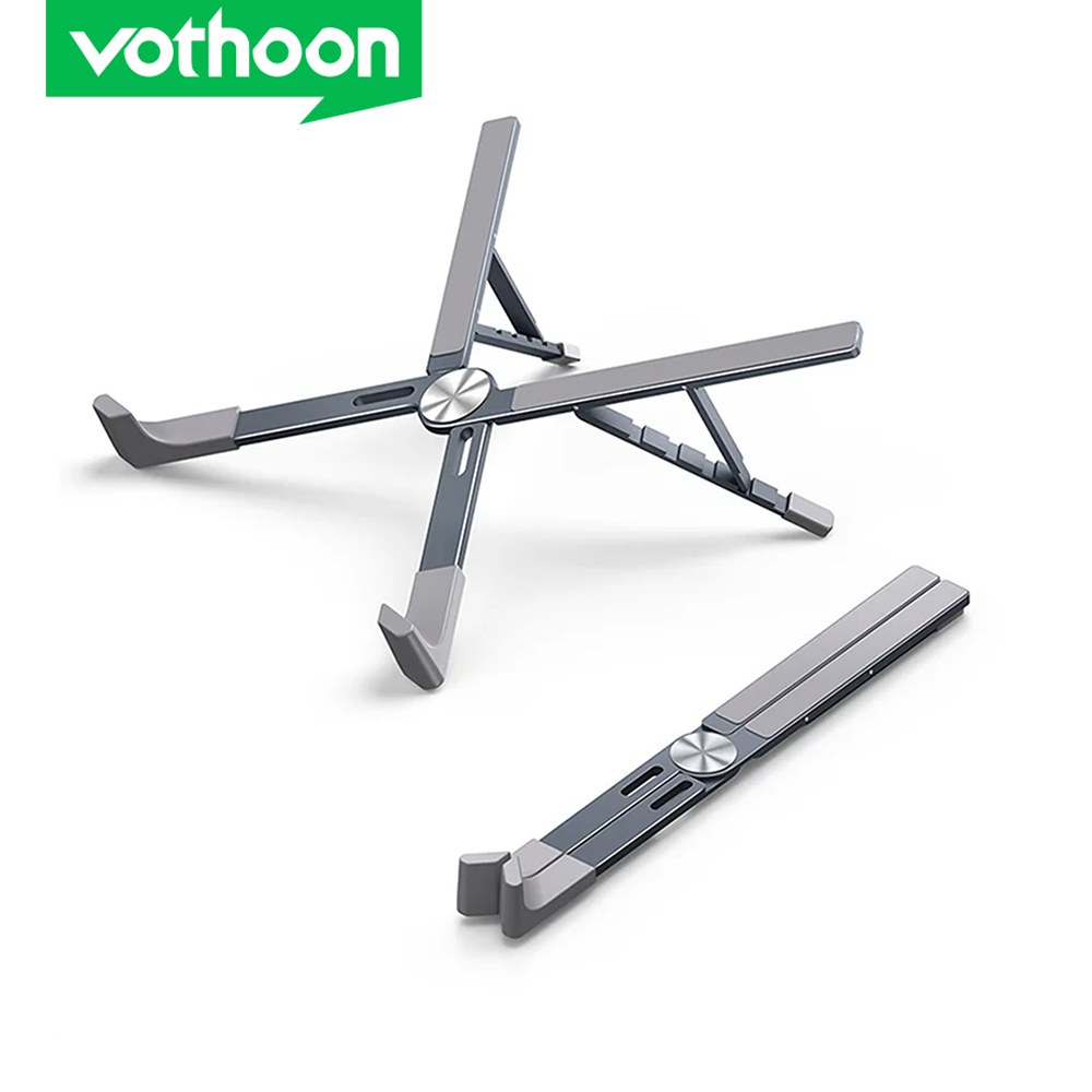 حامل كمبيوتر محمول محمول من ال - مراجعة Tablet Stand Adjustable Aluminum وسعره