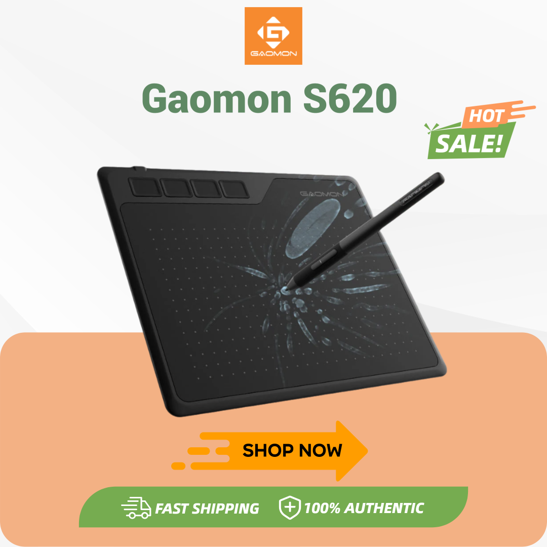 جهاز لوحي رقمي Gaomon S620 مقا - مراجعة Drawing Tablet Standalone Android وسعره