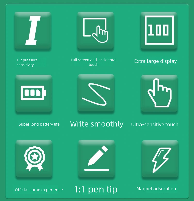 قلم P+7 الجديد المخصص لأجهزة A - مراجعة Drawing Tablet Battery Free Stylus وسعره