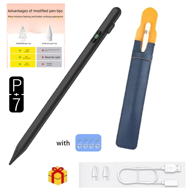 قلم P+7 مخصص لأجهزة Apple iPad - مراجعة Drawing Tablet Battery Free Stylus وسعره