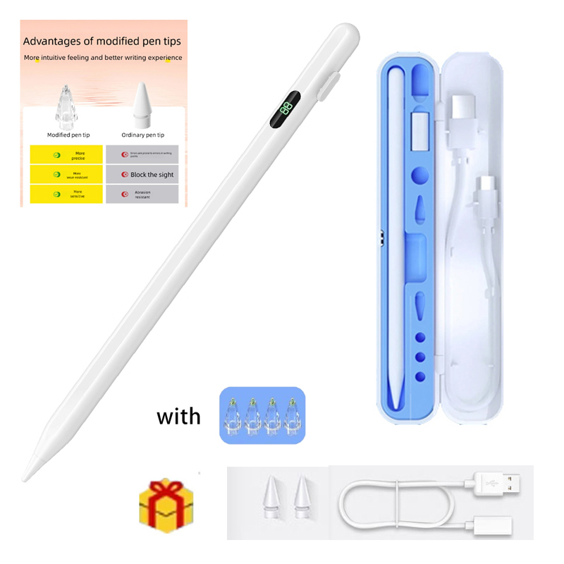 قلم P+7 مخصص لأجهزة Apple iPad - مراجعة Drawing Tablet Battery Free Stylus وسعره