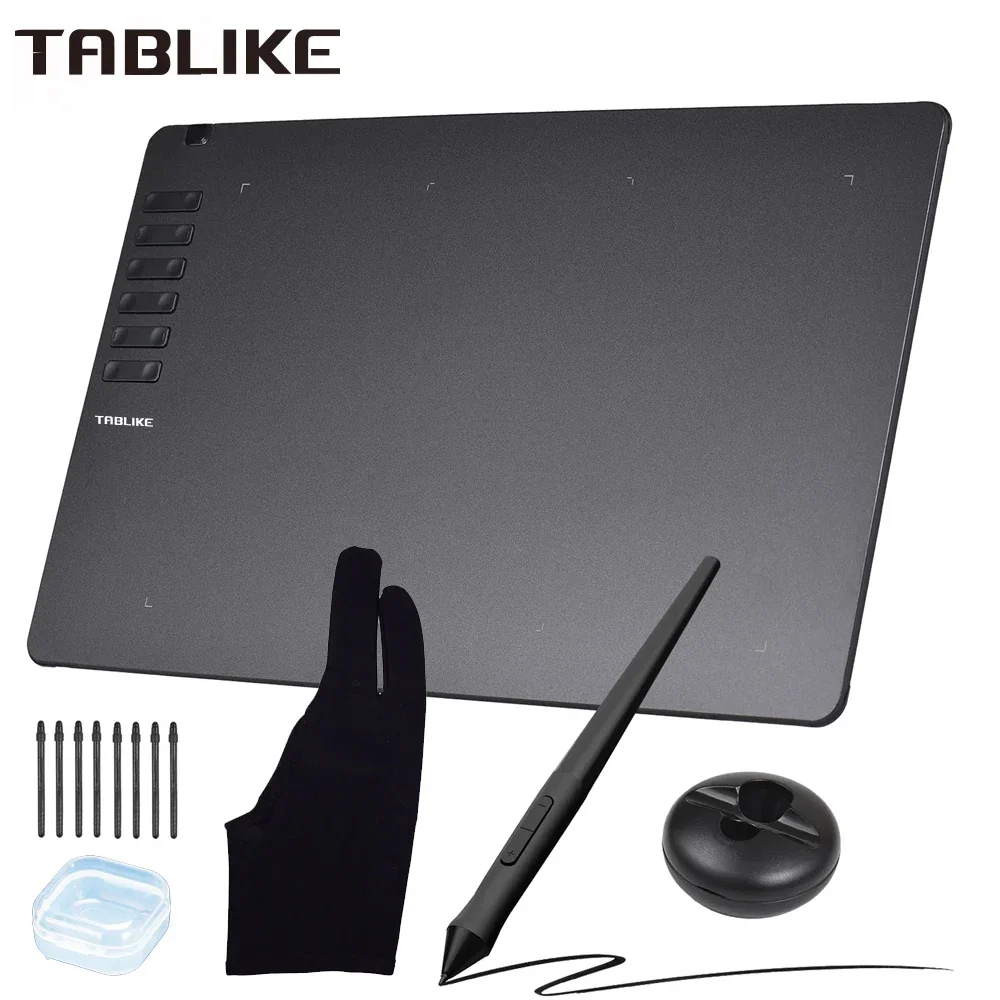 تابليك تابلت رسومي للرسم، لوحة - مراجعة Drawing Tablet Battery Free Stylus وسعره