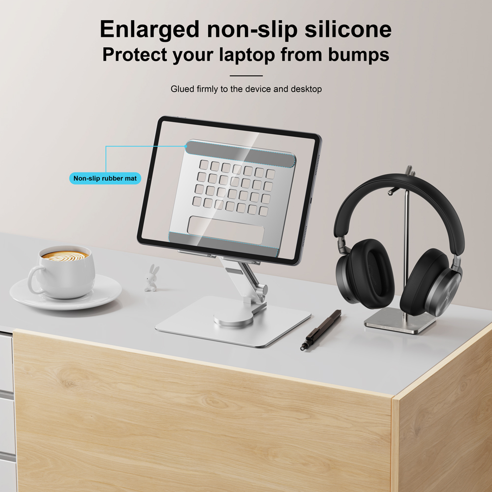 حامل لوحي من الألومنيوم المحمو - مراجعة Tablet Stand Adjustable Aluminum وسعره