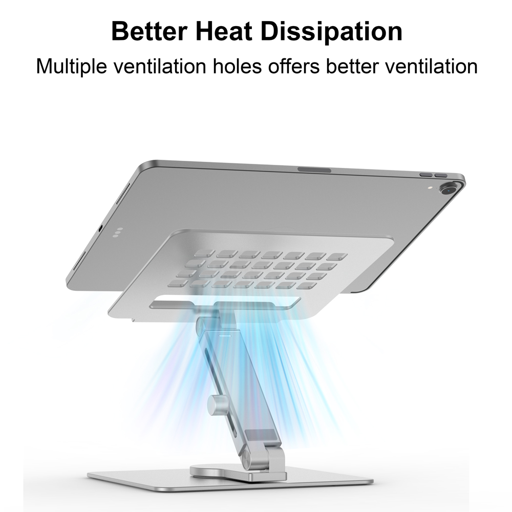 حامل لوحي من الألومنيوم المحمو - مراجعة Tablet Stand Adjustable Aluminum وسعره