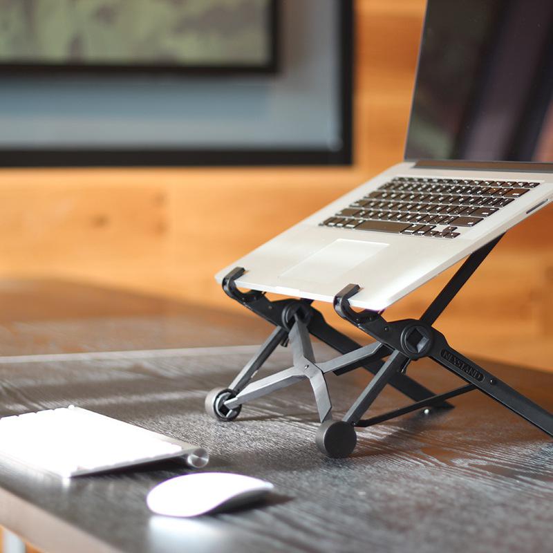 حامل كمبيوتر محمول محمول قابل  - مراجعة Tablet Stand Adjustable Aluminum وسعره